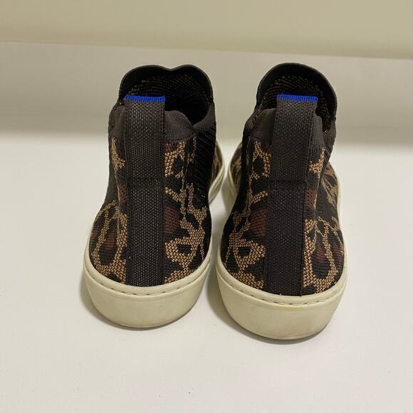 Rothy's Chelsea Boot Sneaker‎ Wildcat Leopard Cheetah Print Size 11.5 - Picture 7 of 8